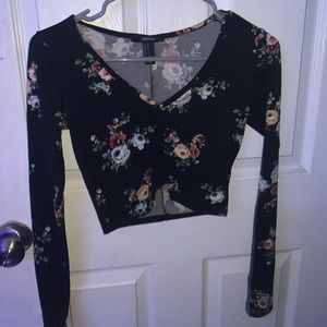 scrunched up floral top!